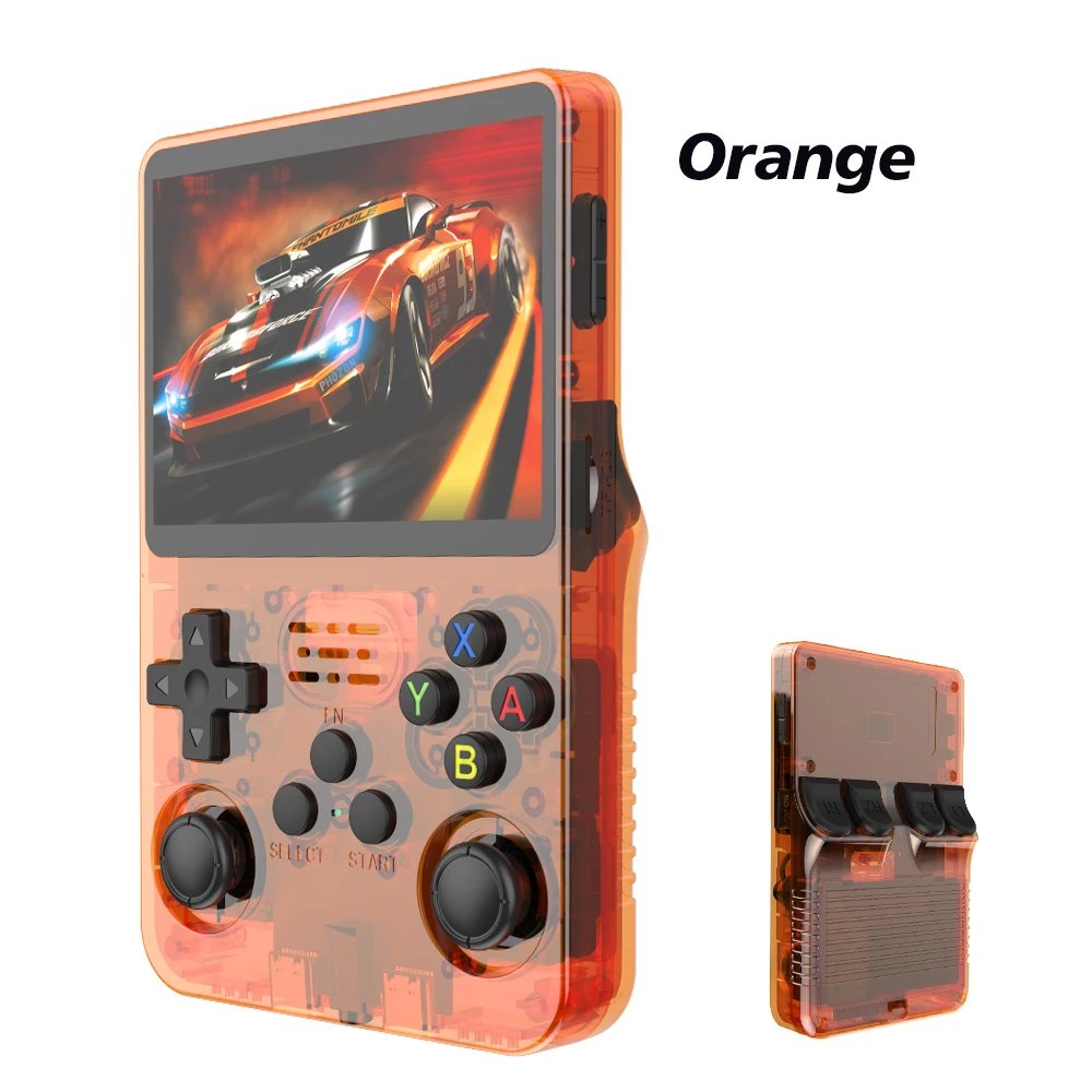 R36S Retro Handheld Video Game Console Linux System 3.5 Inch IPS Screen R35s Pro Portable Pocket Video Player 64GB Games