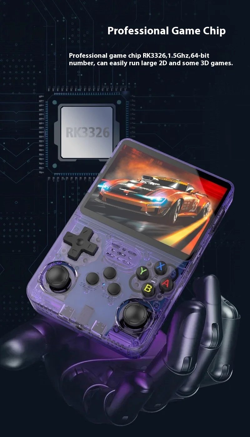 R36S Retro Handheld Video Game Console Linux System 3.5 Inch IPS Screen portable GBA game PS1 open-source handheld game console