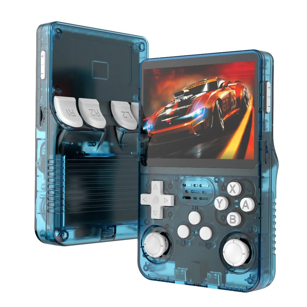 Open Source R36S Retro Handheld Video Game Console Linux System 3.5 Inch IPS Screen Portable Pocket Video Player 64GB 128G Games