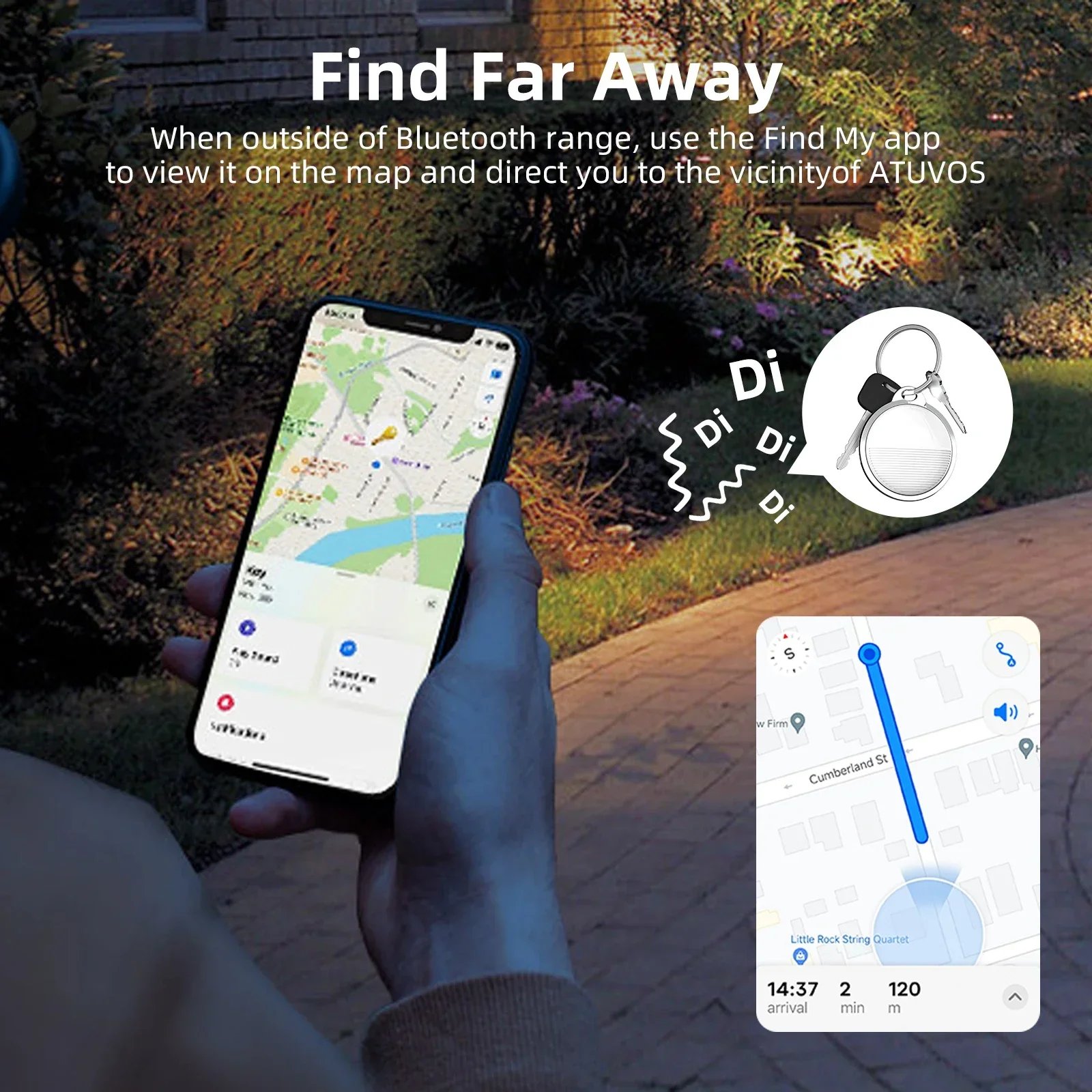 XIAOMI MIJIA Mini GPS Tracker For Apple iOS System Find My APP Air Tag Child Finder Pet Bag Loss Tracker Smart Bluetooth Airtag