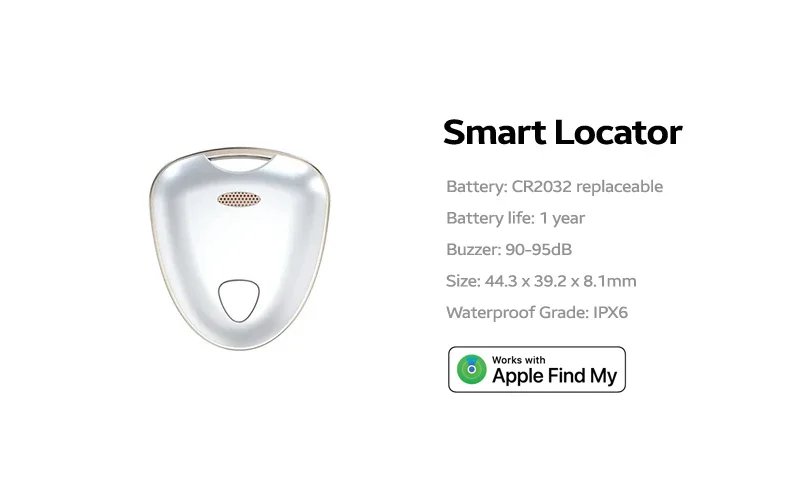 Smart Mini GPS Tracker AirTag keychain Locator Finder Tracking device Apple luggage key Tag work with find my