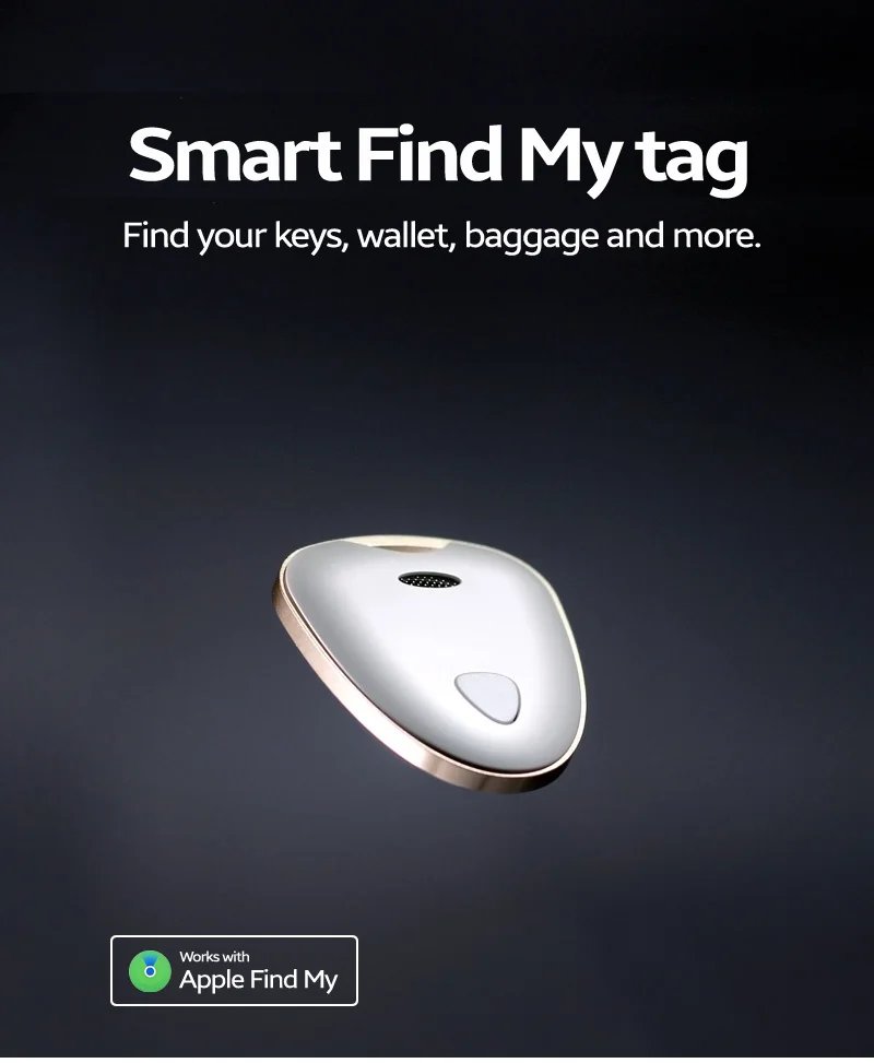 Smart Mini GPS Tracker AirTag keychain Locator Finder Tracking device Apple luggage key Tag work with find my