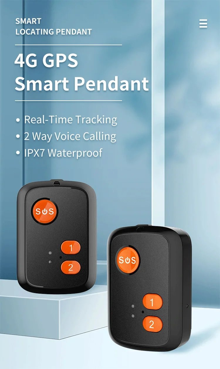 GPS + Beidou Tracker RF-V51 WIFI Compatible with 4G LTE/3G WCDMA/2G GSM SOS Alarm Two-way Voice Tracking Artifact Waterproof