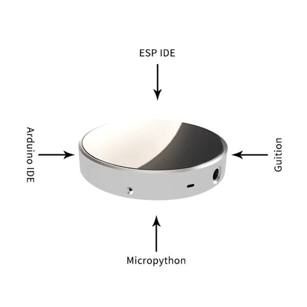 1.8-inch round screen QSPI 360 * 360 IPS display ESP32-S3 8M PSRAM 16M FLASH secondary screen AIDA64 pickup spectrum electronic - Image 3