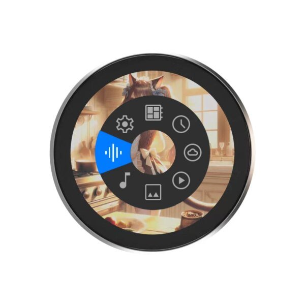 1.8-inch round screen QSPI 360 * 360 IPS display ESP32-S3 8M PSRAM 16M FLASH secondary screen AIDA64 pickup spectrum electronic