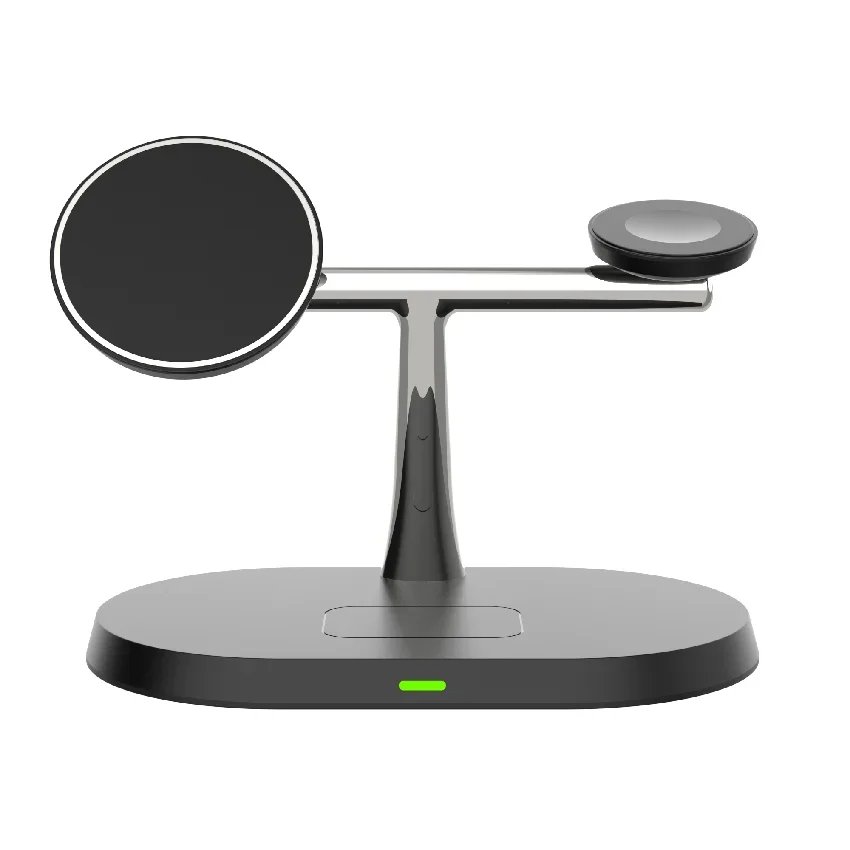 3 in 1 30W Magnetic Wireless Charger Stand Macsafe For iPhone 15 14 13 12 Pro Max Airpods Apple Watch 8 7 Fast Charging Station