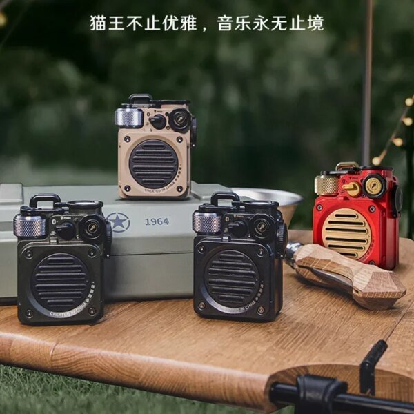 Mao King Muzen Wild Mini Speaker Mw-Pvx Wireless Bluetooth Outdoor Camping Portable Speaker Bluetooth Waterproof Sound Subwoofer