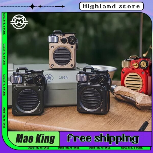 Mao King Muzen Wild Mini Speaker Mw-Pvx Wireless Bluetooth Outdoor Camping Portable Speaker Bluetooth Waterproof Sound Subwoofer - Image 2