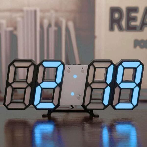 Three-dimensional Wall Clock, Silent Digital Alarm Clock, Three-dimensional Wall Clock For Living Room - Image 5