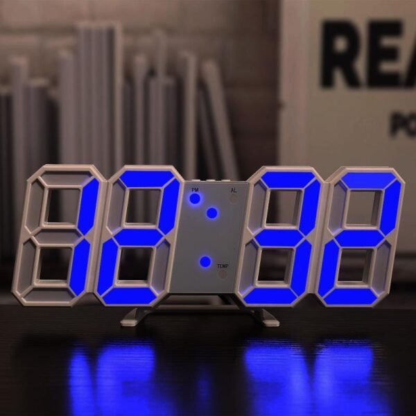 Three-dimensional Wall Clock, Silent Digital Alarm Clock, Three-dimensional Wall Clock For Living Room - Image 7