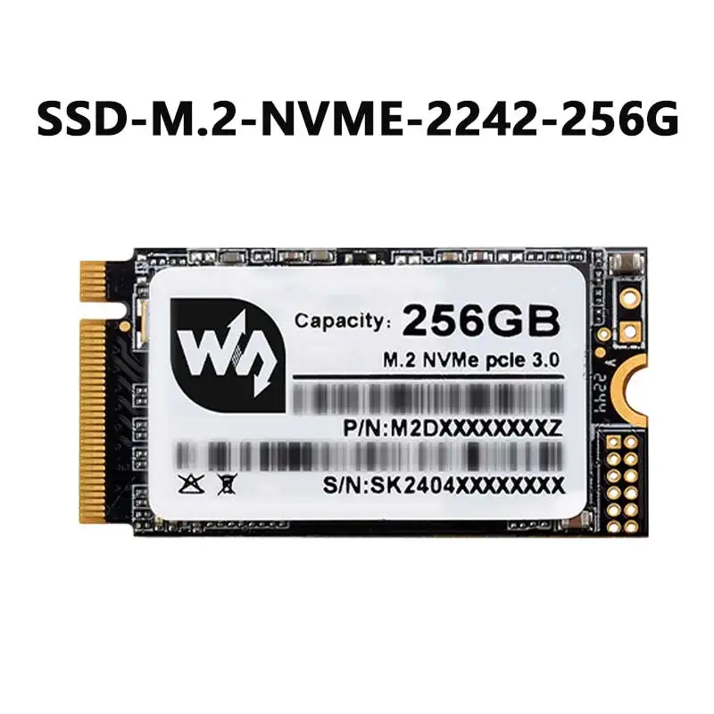 M.2 NVMe Solid State Drive SSD SIZE 2280/2242 Optional 128/256/512GB/1TB for Raspberry Pi 5/PC/laptops/desktops/etc.