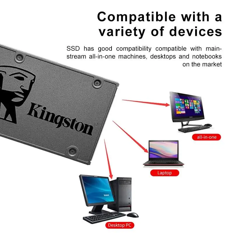 Kingston SSD Internal Solid State Drive A400 960GB 480GB 240GB 120GB 2.5 Inch SSDs SATA III HDD Hard Disk for Laptop Desktop PC Kingston SSD Internal Solid State Drive A400 960GB 480GB 240GB 120GB 2.5 Inch SSDs SATA III HDD Hard Disk for Laptop Desktop PC