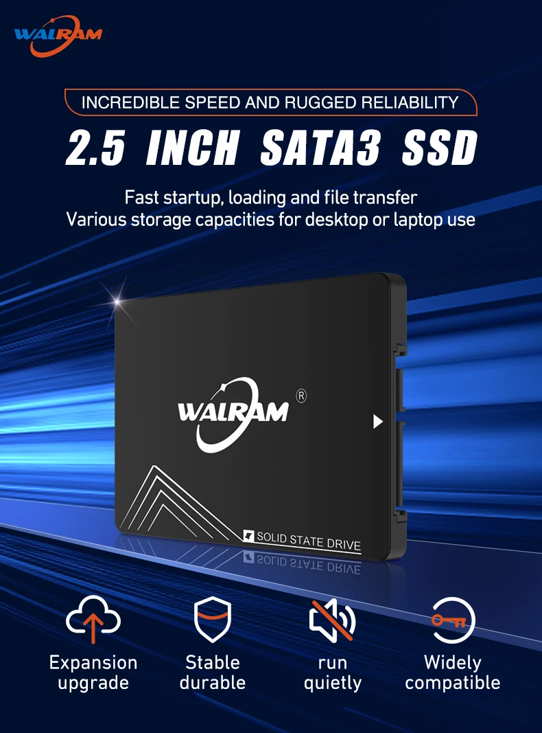 WALRAM Hard Disk Drive Sata3 SSD120GB 240GB 256GB 480GB 512GB 1TB Internal Solid State Drive Ssd For Desktop PC Laptop WALRAM Hard Disk Drive Sata3 SSD120GB 240GB 256GB 480GB 512GB 1TB Internal Solid State Drive Ssd For Desktop PC Laptop