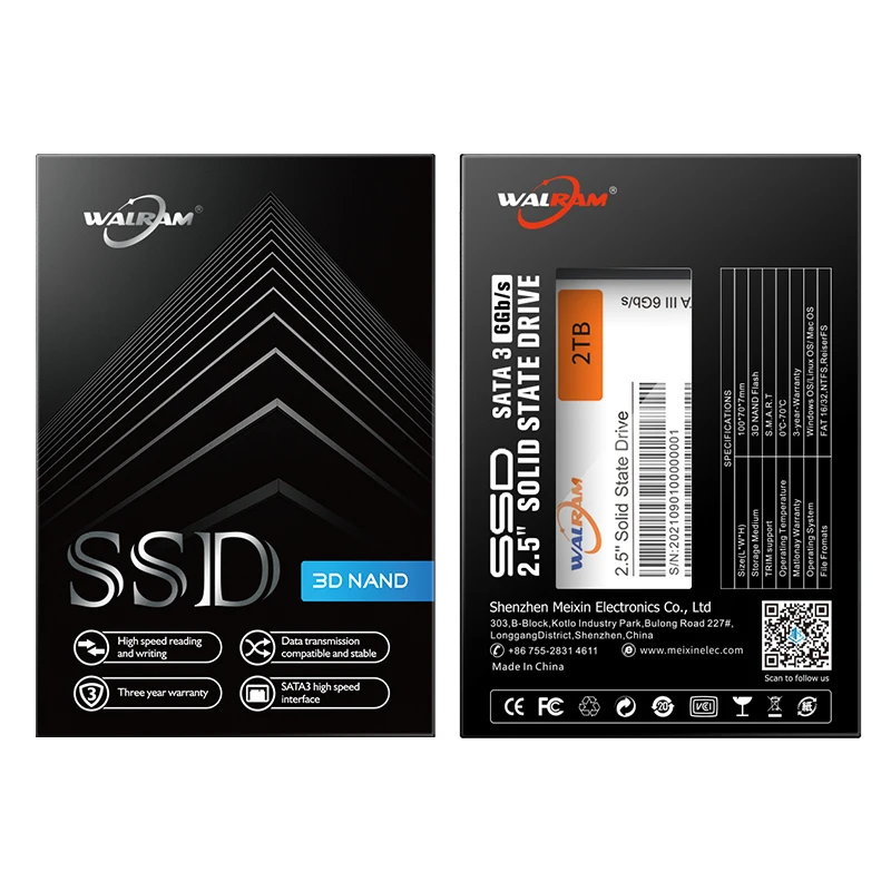 WALRAM Hard Disk Drive Sata3 SSD120GB 240GB 256GB 480GB 512GB 1TB Internal Solid State Drive Ssd For Desktop PC Laptop WALRAM Hard Disk Drive Sata3 SSD120GB 240GB 256GB 480GB 512GB 1TB Internal Solid State Drive Ssd For Desktop PC Laptop