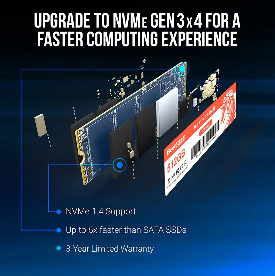 Bestoss Nvme M2 Ssd 1tb Notebook Ssd Nvme M2 256gb Diy Gaming Computer Internal Solid State Drives For Laptops GM228 Bestoss Nvme M2 Ssd 1tb Notebook Ssd Nvme M2 256gb Diy Gaming Computer Internal Solid State Drives For Laptops GM228