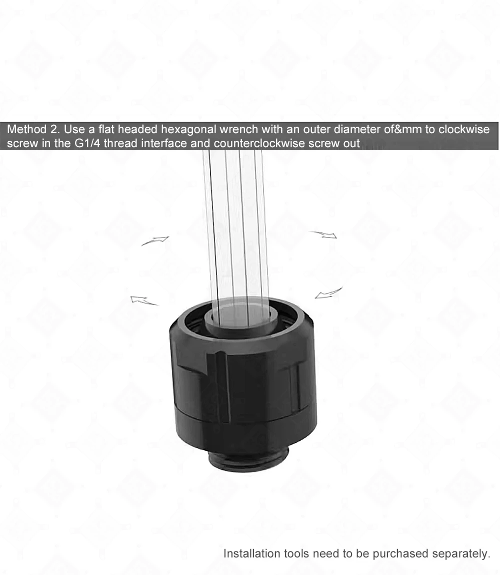 FREEZEMOD 3/8 'Soft Hose Brass Fittings OD12/13/16mm PVC Tube Release Torque G1/4 Threaded for MOD Water Cooling GRGKN-B3/H3 FREEZEMOD 3/8 'Soft Hose Brass Fittings OD12/13/16mm PVC Tube Release Torque G1/4 Threaded for MOD Water Cooling GRGKN-B3/H3