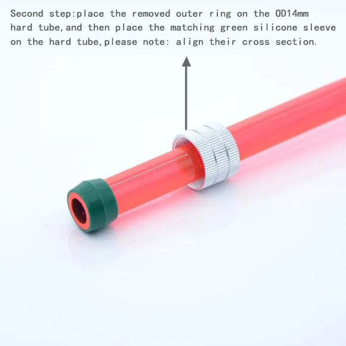 FREEZEMOD Torque Anti-off Hard Tube Fitting Adapter Hand Compression For OD 12/14/16mm Pipe G1/4 Connection Water Cooler HYGKN-B