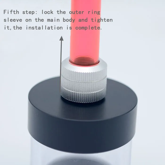 FREEZEMOD Torque Anti-off Hard Tube Fitting Adapter Hand Compression For OD 12/14/16mm Pipe G1/4 Connection Water Cooler HYGKN-B