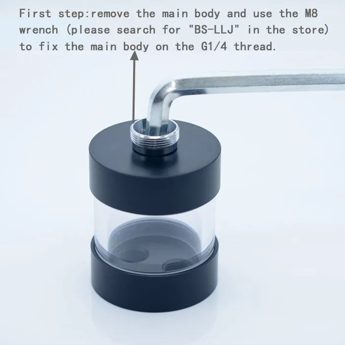 FREEZEMOD Torque Anti-off Hard Tube Fitting Adapter Hand Compression For OD 12/14/16mm Pipe G1/4 Connection Water Cooler HYGKN-B