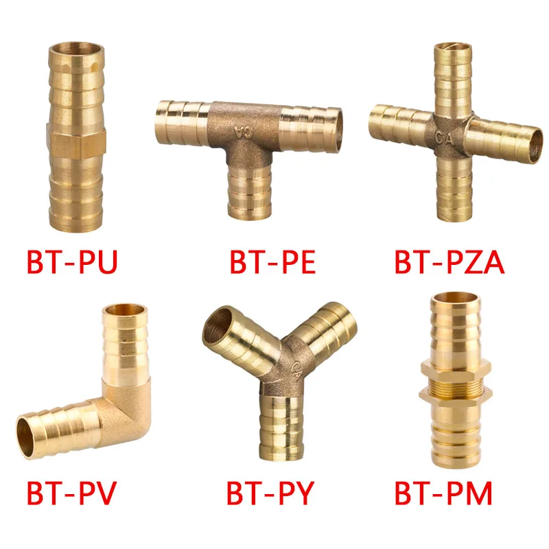 10pcs Copper Pagoda Water Tube Fittings Brass Barb Pipe Fitting 2 3 4 Way Brass Connector For 6mm 8mm 10mm 12mm 16mm 19mm hose 10pcs Copper Pagoda Water Tube Fittings Brass Barb Pipe Fitting 2 3 4 Way Brass Connector For 6mm 8mm 10mm 12mm 16mm 19mm hose