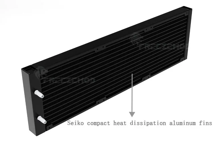 FREEZEMOD Case Water Cooling 420 280 Radiator Pagoda Mouth 22 Thick 14pcs Flat Tube For PC Medical Printing Laser