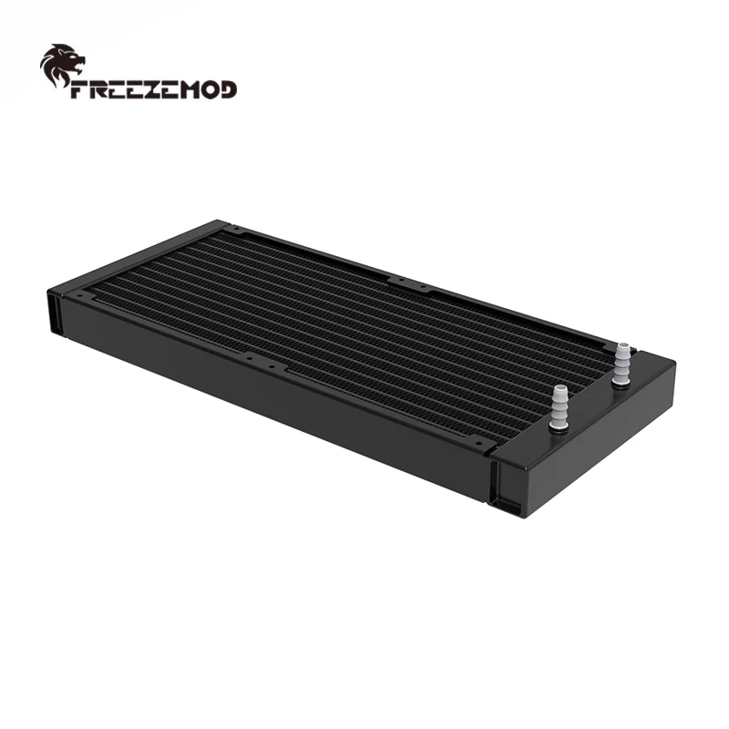 FREEZEMOD Case Water Cooling 420 280 Radiator Pagoda Mouth 22 Thick 14pcs Flat Tube For PC Medical Printing Laser