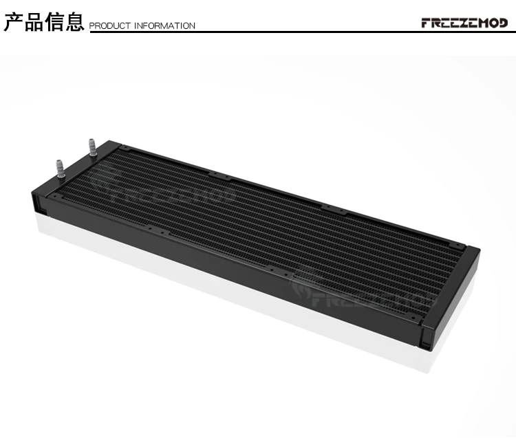 FREEZEMOD Case Water Cooling 420 280 Radiator Pagoda Mouth 22 Thick 14pcs Flat Tube For PC Medical Printing Laser