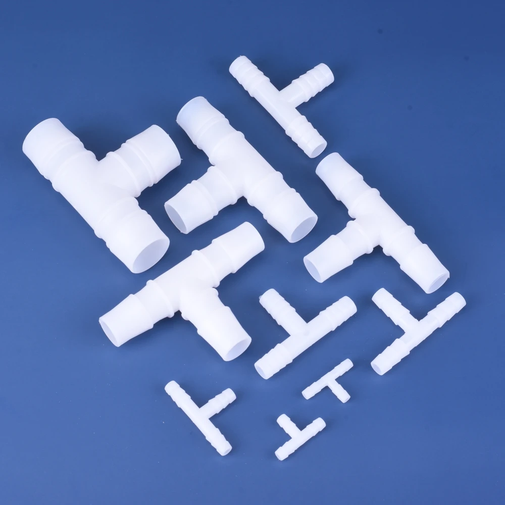 Fitting 4~25mm White PE Tee Connector Aquarium Tank Adapter Air Pump Hose Pagoda Joints Garden Irrigation Water Pipe Connectors Fitting 4~25mm White PE Tee Connector Aquarium Tank Adapter Air Pump Hose Pagoda Joints Garden Irrigation Water Pipe Connectors