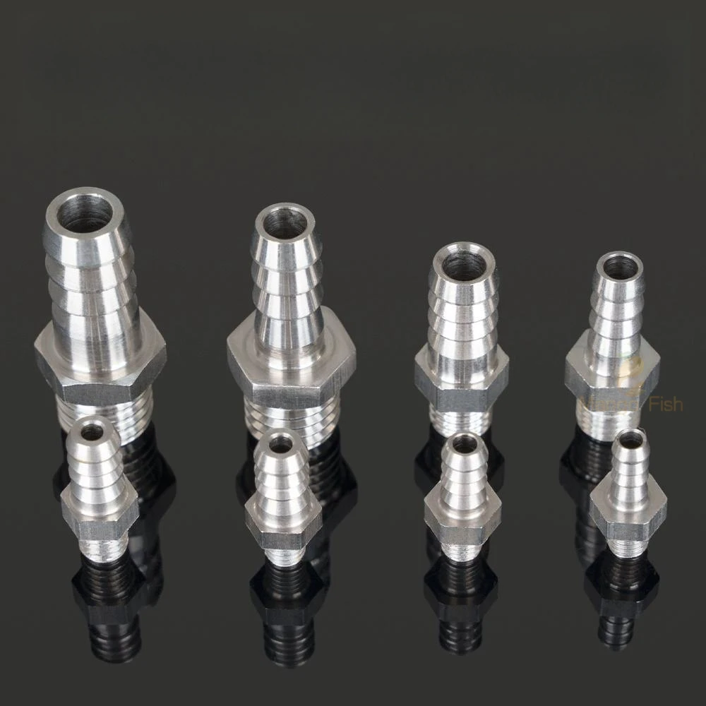 304 Stainless Steel Pagoda Connector 6/8/10/12mm Hose Barb Connector Hose Tail Thread 1/8 1/4 3/8BSP PC Male Brass Pipe Fittings 304 Stainless Steel Pagoda Connector 6/8/10/12mm Hose Barb Connector Hose Tail Thread 1/8 1/4 3/8BSP PC Male Brass Pipe Fittings