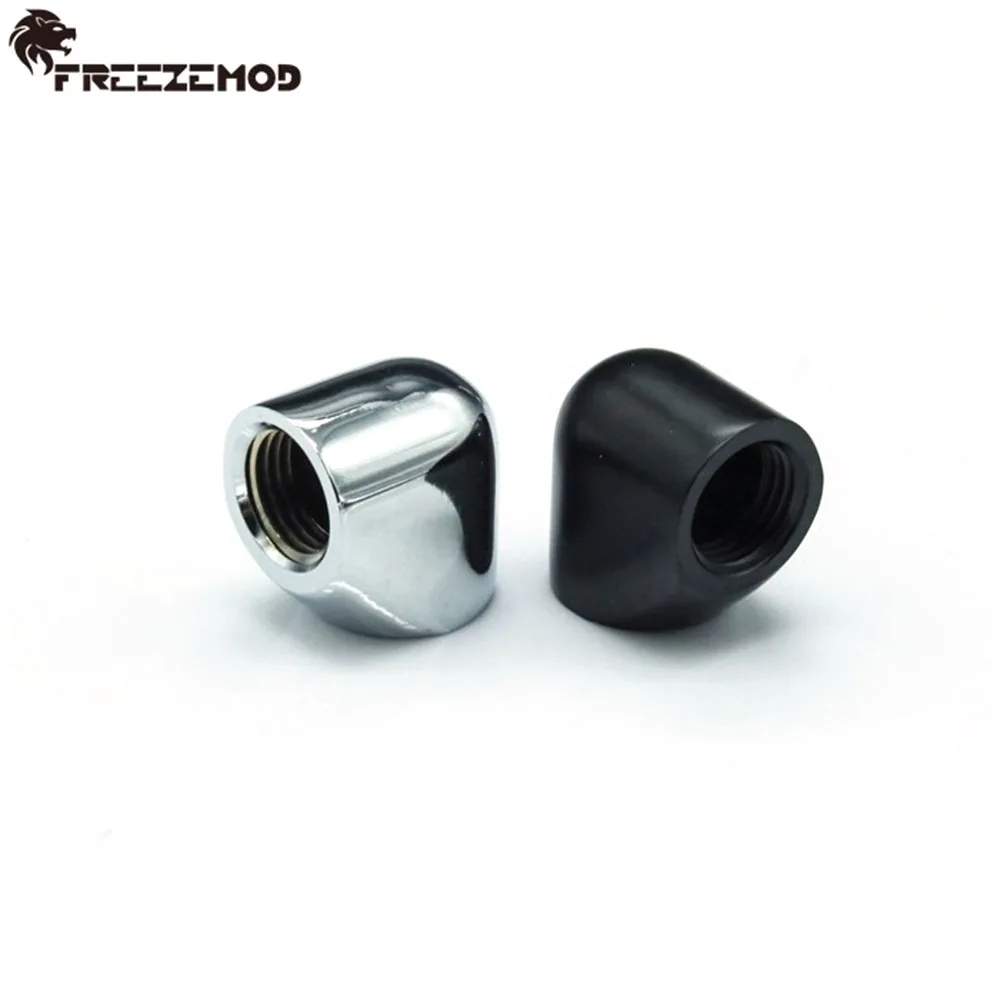 FREEZEMOD 90 Degree Elbow Female-Female Rotary Double Internal G1/4 Thread Adapter Water Cooler Fitting Torque Fittings SNWT-B90 FREEZEMOD 90 Degree Elbow Female-Female Rotary Double Internal G1/4 Thread Adapter Water Cooler Fitting Torque Fittings SNWT-B90