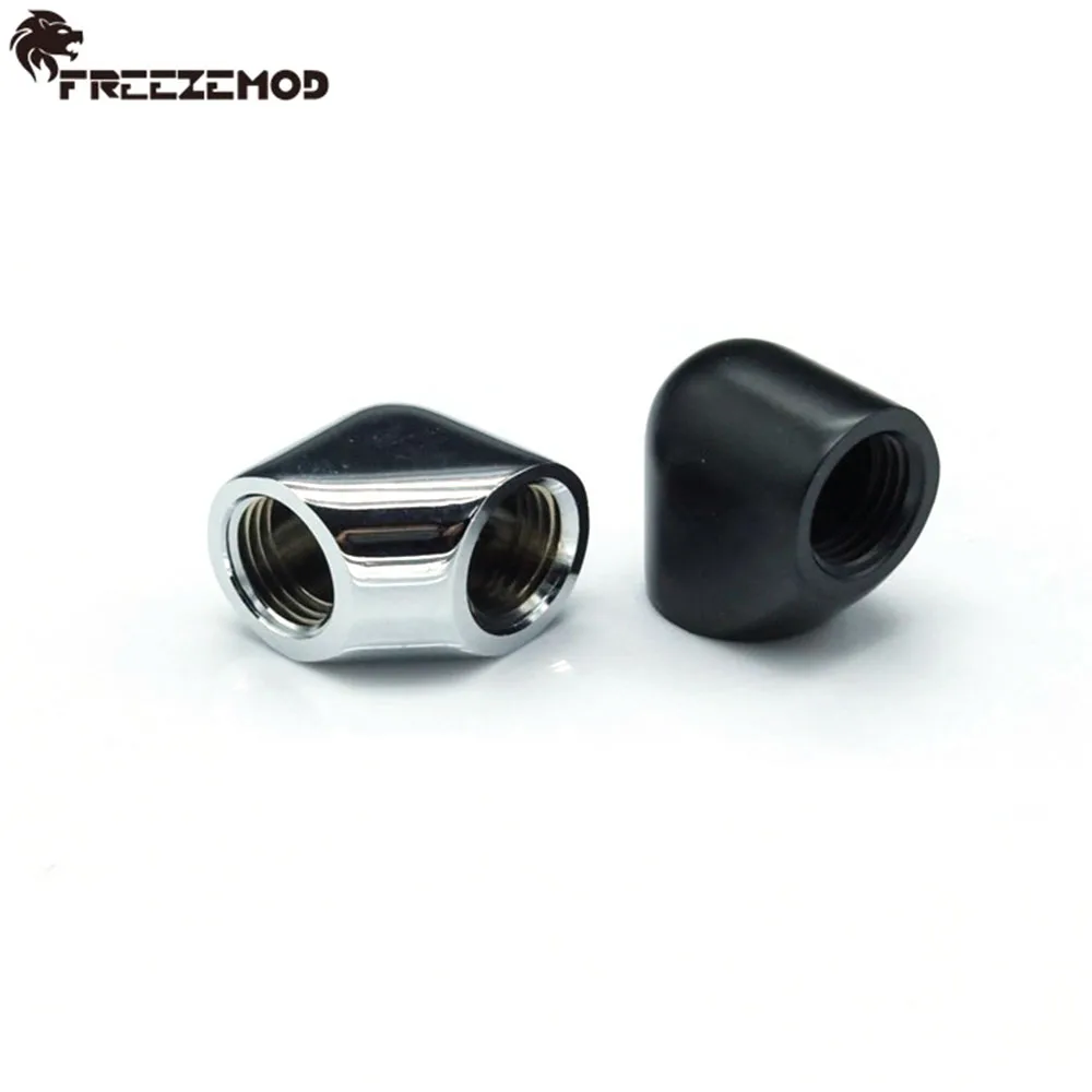 FREEZEMOD 90 Degree Elbow Female-Female Rotary Double Internal G1/4 Thread Adapter Water Cooler Fitting Torque Fittings SNWT-B90 FREEZEMOD 90 Degree Elbow Female-Female Rotary Double Internal G1/4 Thread Adapter Water Cooler Fitting Torque Fittings SNWT-B90