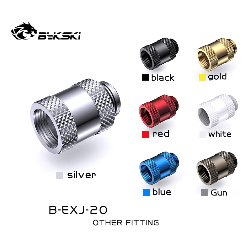 Bykski Extension Fitting Female to Male Compression Extender Adapter Connector B-EXJ-7.5/10/15/20/25/30/35/40/50mm Water Cooler Bykski Extension Fitting Female to Male Compression Extender Adapter Connector B-EXJ-7.5/10/15/20/25/30/35/40/50mm Water Cooler