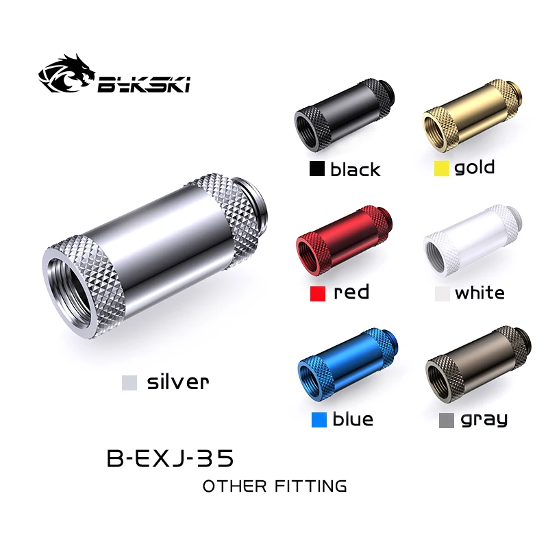 Bykski Extension Fitting Female to Male Compression Extender Adapter Connector B-EXJ-7.5/10/15/20/25/30/35/40/50mm Water Cooler Bykski Extension Fitting Female to Male Compression Extender Adapter Connector B-EXJ-7.5/10/15/20/25/30/35/40/50mm Water Cooler