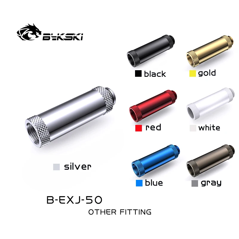 Bykski Extension Fitting Female to Male Compression Extender Adapter Connector B-EXJ-7.5/10/15/20/25/30/35/40/50mm Water Cooler Bykski Extension Fitting Female to Male Compression Extender Adapter Connector B-EXJ-7.5/10/15/20/25/30/35/40/50mm Water Cooler