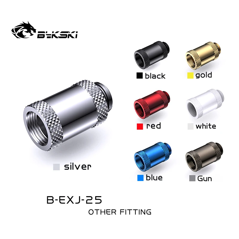 Bykski Extension Fitting Female to Male Compression Extender Adapter Connector B-EXJ-7.5/10/15/20/25/30/35/40/50mm Water Cooler Bykski Extension Fitting Female to Male Compression Extender Adapter Connector B-EXJ-7.5/10/15/20/25/30/35/40/50mm Water Cooler