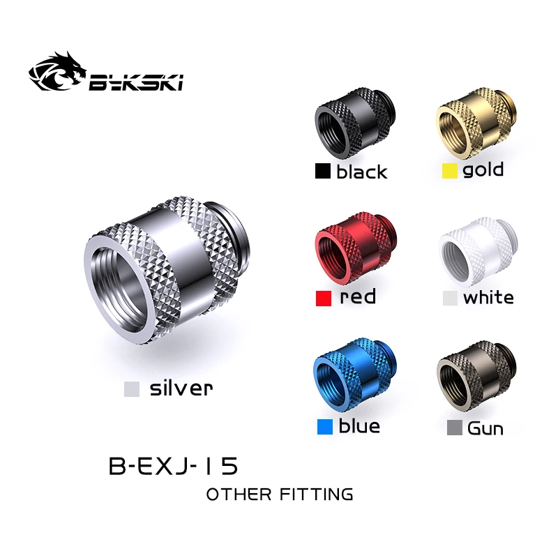 Bykski Extension Fitting Female to Male Compression Extender Adapter Connector B-EXJ-7.5/10/15/20/25/30/35/40/50mm Water Cooler Bykski Extension Fitting Female to Male Compression Extender Adapter Connector B-EXJ-7.5/10/15/20/25/30/35/40/50mm Water Cooler