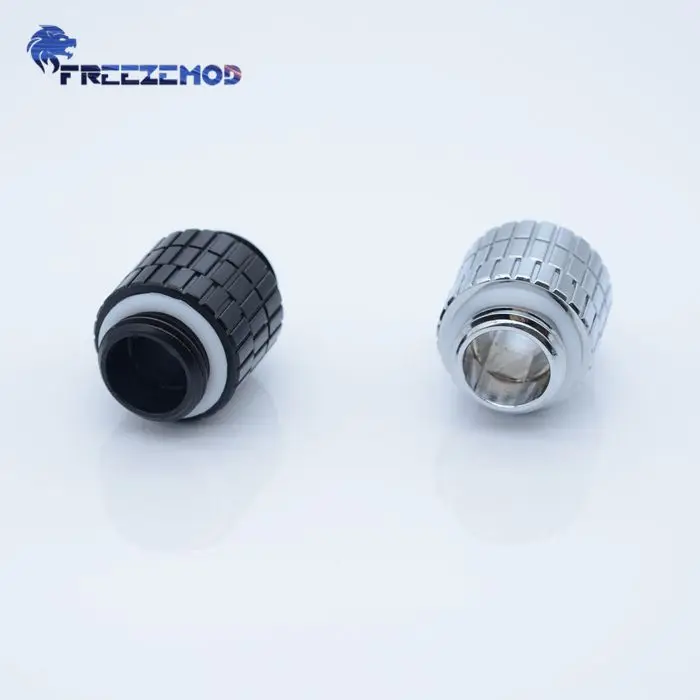 FREEZEMOD Male-Male 360 Degree Rotary G1/4 ''Thread Dual External Hexagonal Fixed Adapter Double Male Fitting BXZDS-C14 FREEZEMOD Male-Male 360 Degree Rotary G1/4 ''Thread Dual External Hexagonal Fixed Adapter Double Male Fitting BXZDS-C14