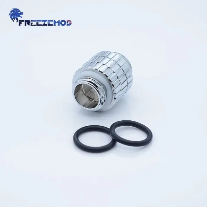 FREEZEMOD Male-Male 360 Degree Rotary G1/4 ''Thread Dual External Hexagonal Fixed Adapter Double Male Fitting BXZDS-C14 FREEZEMOD Male-Male 360 Degree Rotary G1/4 ''Thread Dual External Hexagonal Fixed Adapter Double Male Fitting BXZDS-C14