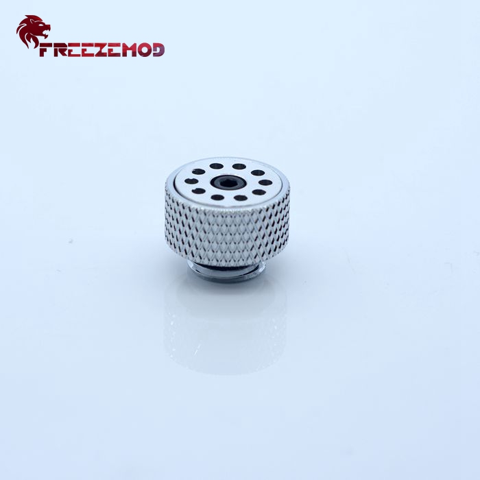 FREEZEMOD PC Water Cooling Adjustable Automatic Air Exhaust Valve Silver Body Fittings for Reservoir Air Exhaust HPQF-S1B FREEZEMOD PC Water Cooling Adjustable Automatic Air Exhaust Valve Silver Body Fittings for Reservoir Air Exhaust HPQF-S1B