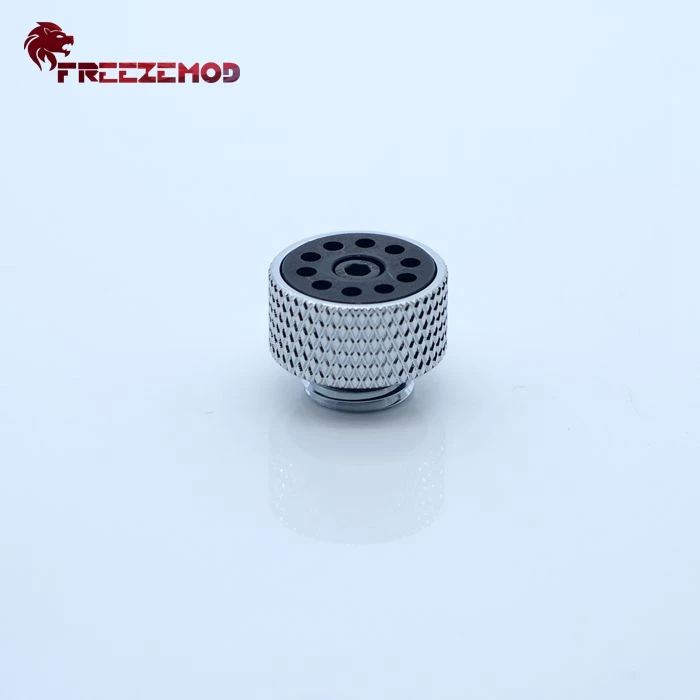 FREEZEMOD PC Water Cooling Adjustable Automatic Air Exhaust Valve Silver Body Fittings for Reservoir Air Exhaust HPQF-S1B FREEZEMOD PC Water Cooling Adjustable Automatic Air Exhaust Valve Silver Body Fittings for Reservoir Air Exhaust HPQF-S1B