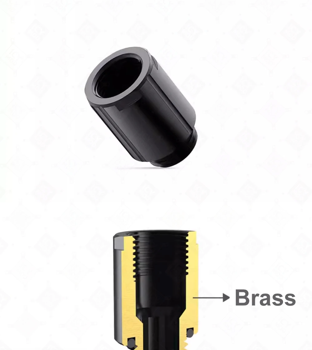 M-F Extender FREEZEMOD 10/20/30/40mm Hexagonal Fixed G1/4 Female To Male Adapter Brass Extension Fitting Water Cooling MOD