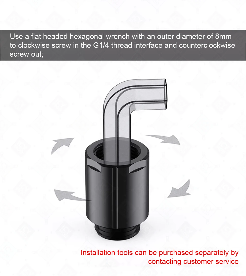 M-F Extender FREEZEMOD 10/20/30/40mm Hexagonal Fixed G1/4 Female To Male Adapter Brass Extension Fitting Water Cooling MOD