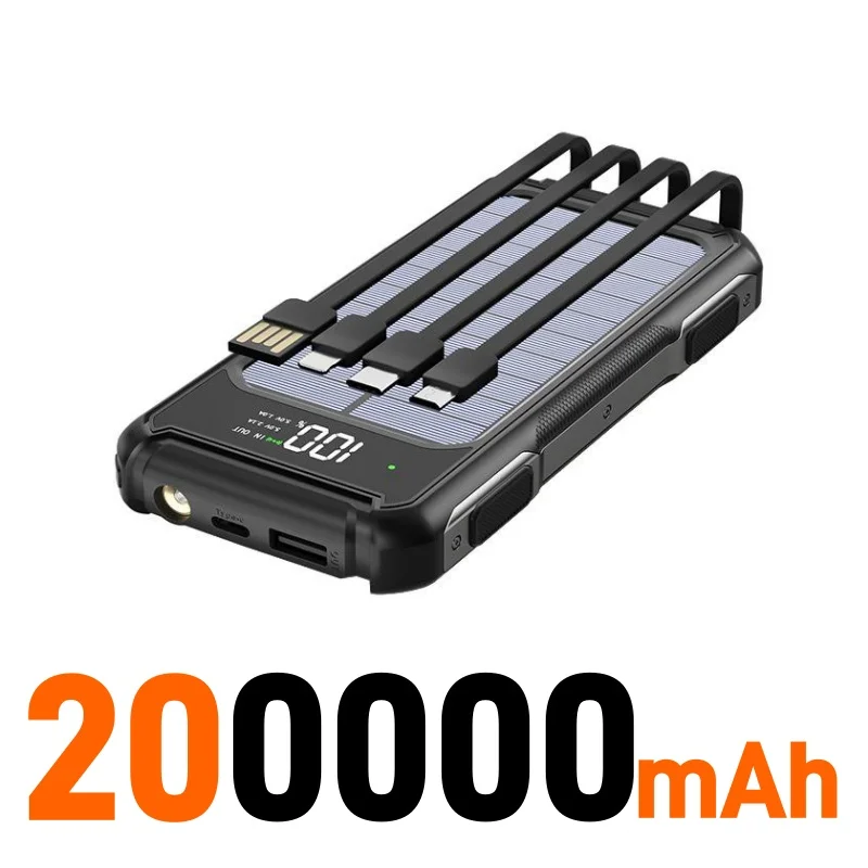 Black 200000mAh