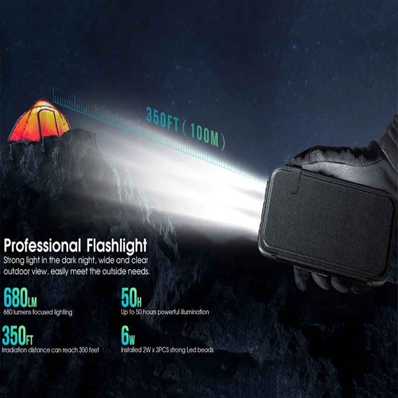 Waterproof Solar Power Bank 43800mAh Fast Wireless Charger for iPhone 15 14 Samsung Huawei Xiaomi PD 20W Fast Charging Powerbank