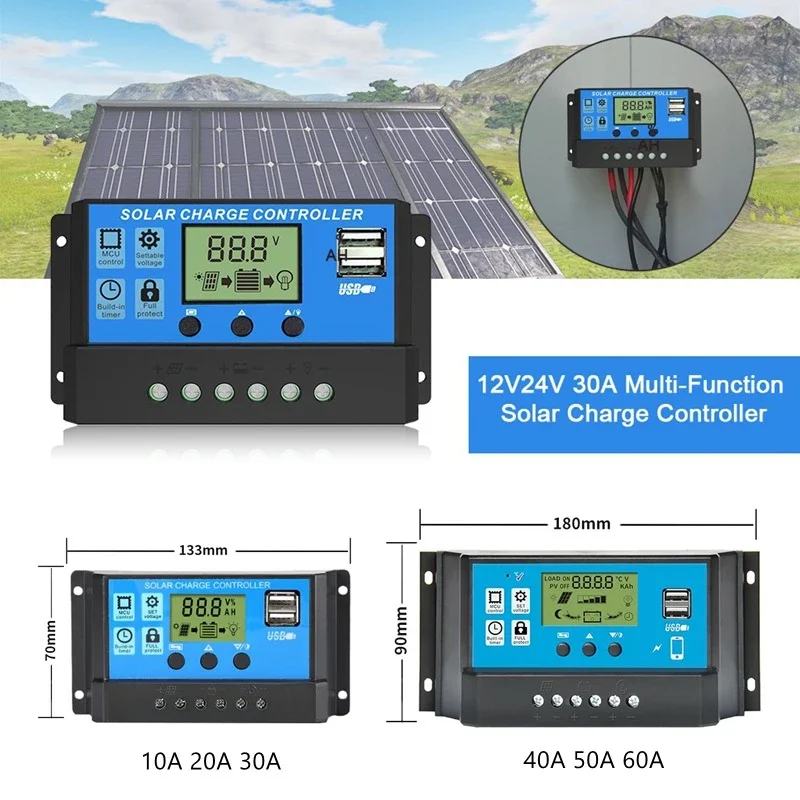 300W/600W Solar Panel Kit Complete 12V Polycrystalline USB Power Portable Outdoor Rechargeable Solar Cell Solar Generator