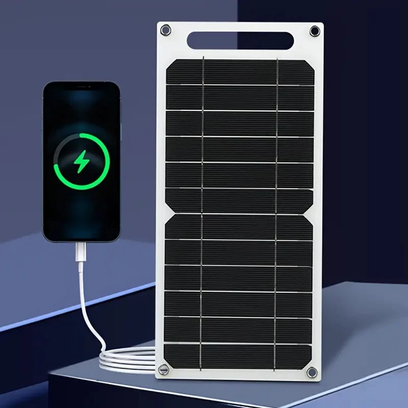 Solar Panel 30W USB Type-C Waterproof Outdoor Hiking Camping Portable Battery Mobile Phone Charging Bank Charging Panel 6.8V Solar Panel 30W USB Type-C Waterproof Outdoor Hiking Camping Portable Battery Mobile Phone Charging Bank Charging Panel 6.8V