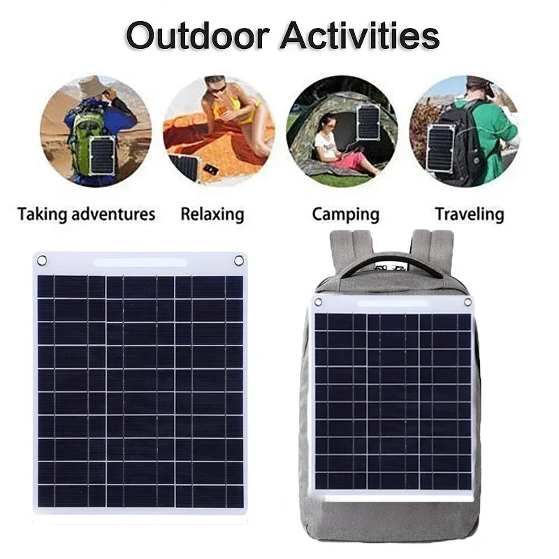 5V Solar Plate Waterproof Solar Panel Portable Dual USB Solar Battery Charger Outdoor Camping Solar Cells Charging 5V Solar Plate Waterproof Solar Panel Portable Dual USB Solar Battery Charger Outdoor Camping Solar Cells Charging
