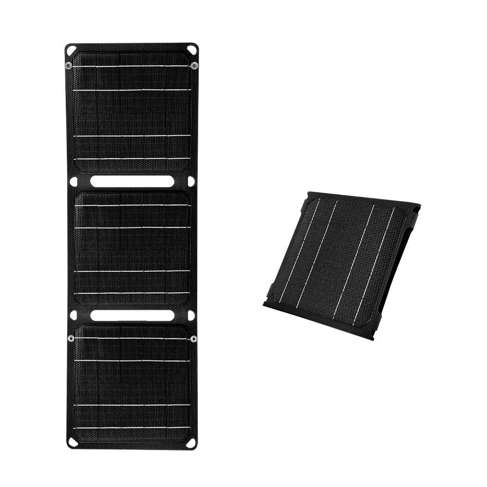 JMUYTOP Portable 5v Solar Panel 12v with voltage regulator usb A C cell phone battery DC 12-17V 50w For charging station