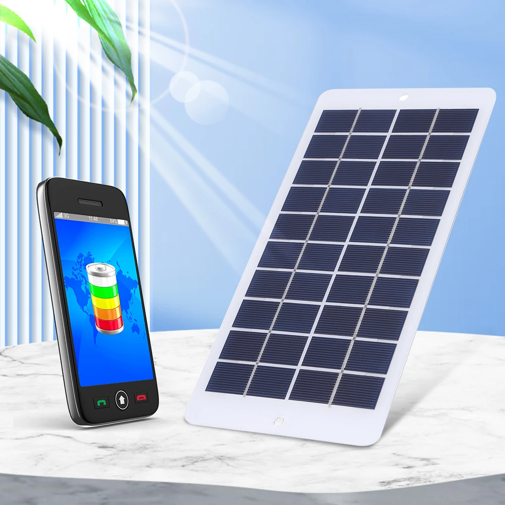 10W/2W Portable Solar Panel 5V Type C/USB Battery Charger Power Emergency Panel MobilePhone Power Bank For Camping Hiking Travel