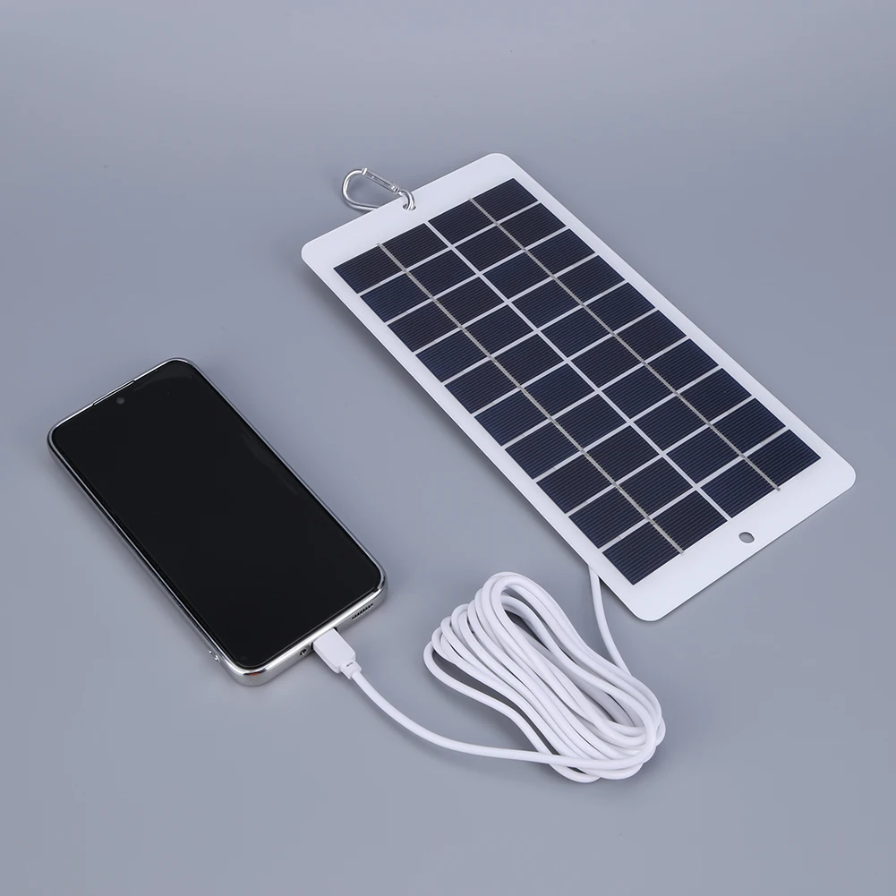 10W/2W Portable Solar Panel 5V Type C/USB Battery Charger Power Emergency Panel MobilePhone Power Bank For Camping Hiking Travel